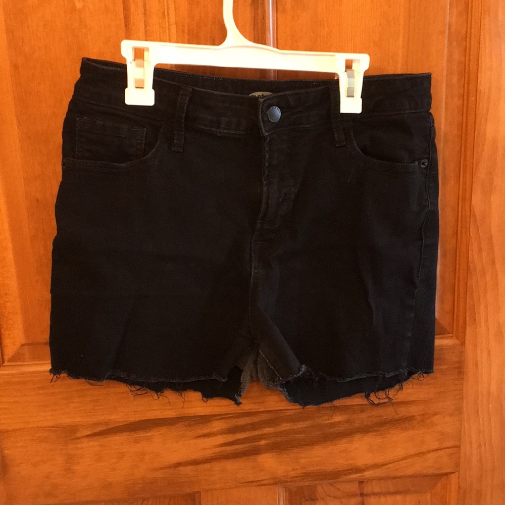 Black high waisted shorts